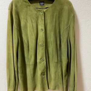 EILEEN FISHER Goat Suede Jacket